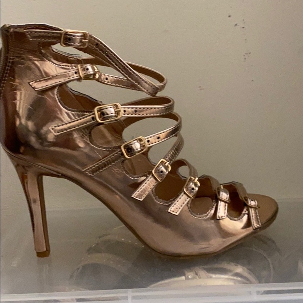 Rose gold heels
